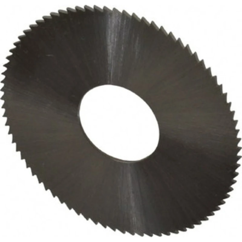 Controx-Neuhauser 1-1/2 x 0.025, 1/2 Arbor, 80-Tooth High Speed Steel Slitting & Slotting Saw Uncoated, RH Cut, Strai...